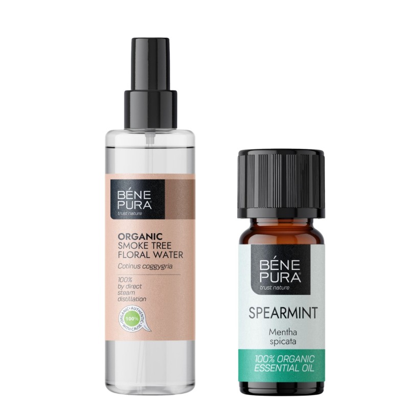 Био Флорална вода от Смрадлика и Био Етерично масло от Сладка Мента - GMC