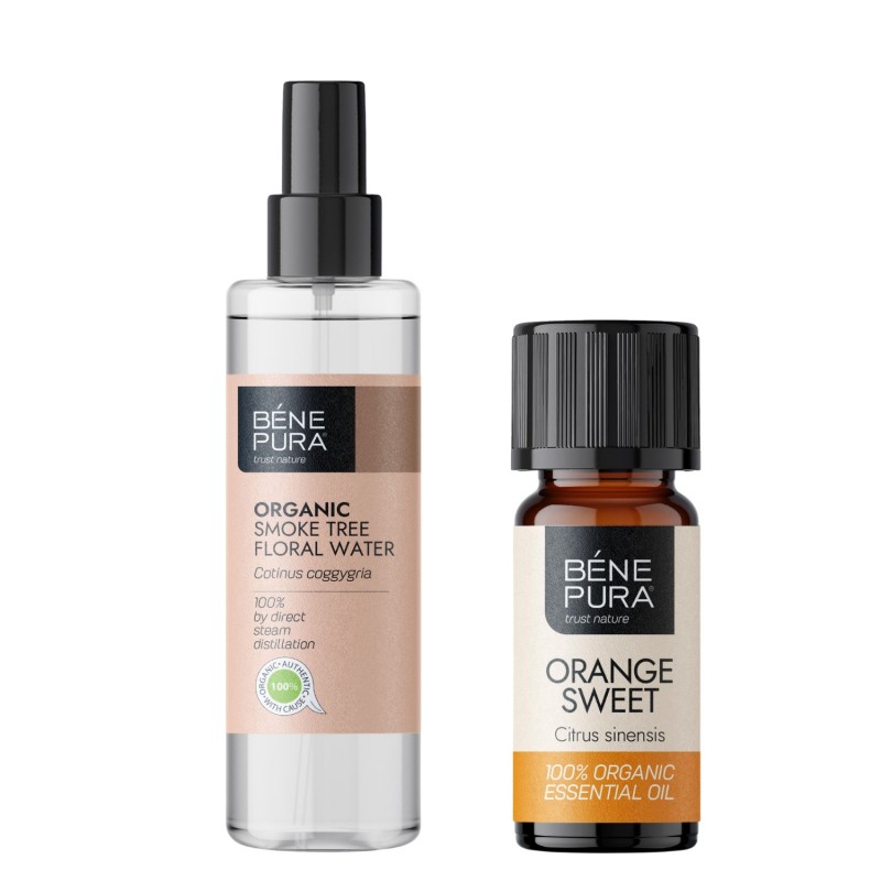 Био Флорална вода от Смрадлика и Био Етерично масло от Сладък Портокал - GMC