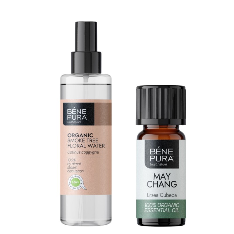 Био Флорална вода от Смрадлика и Био Етерично масло от Мей Чанг - GMC