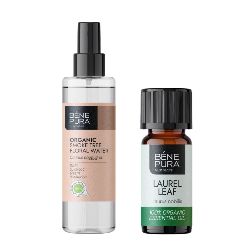 Био Флорална вода от Смрадлика и Био Етерично масло от Лаврово Дърво - Сравняване на продукти