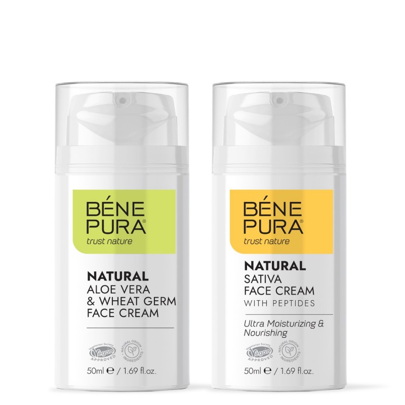 Билкова грижа при проблемна и раздразнена кожа с Крем с Алое вера и Пшеничен зародиш - Сравняване на продукти