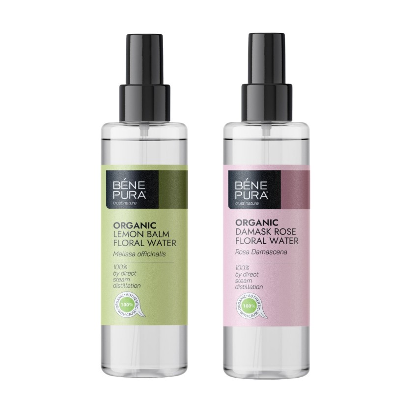 Био Флорална вода от Маточина и Био Розова вода от Роза Дамасцена - Сравняване на продукти