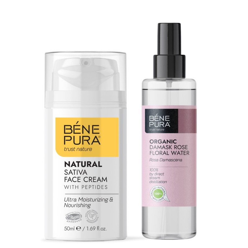 Крем за лице с Конопено масло и Био Розова вода от Роза Дамасцена - GMC