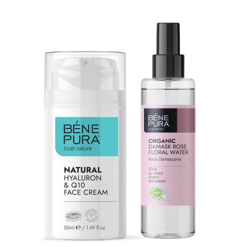 Крем за лице с Хиалуронова киселина и Коензим Q10 и Био Розова вода от Роза Дамасцена - GMC