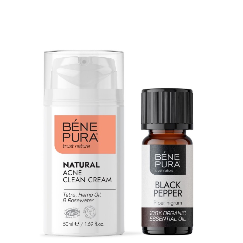 Крем за лице с Хиалуронова киселина и Коензим Q10 и Био Етерично масло от Черен Пипер - GMC