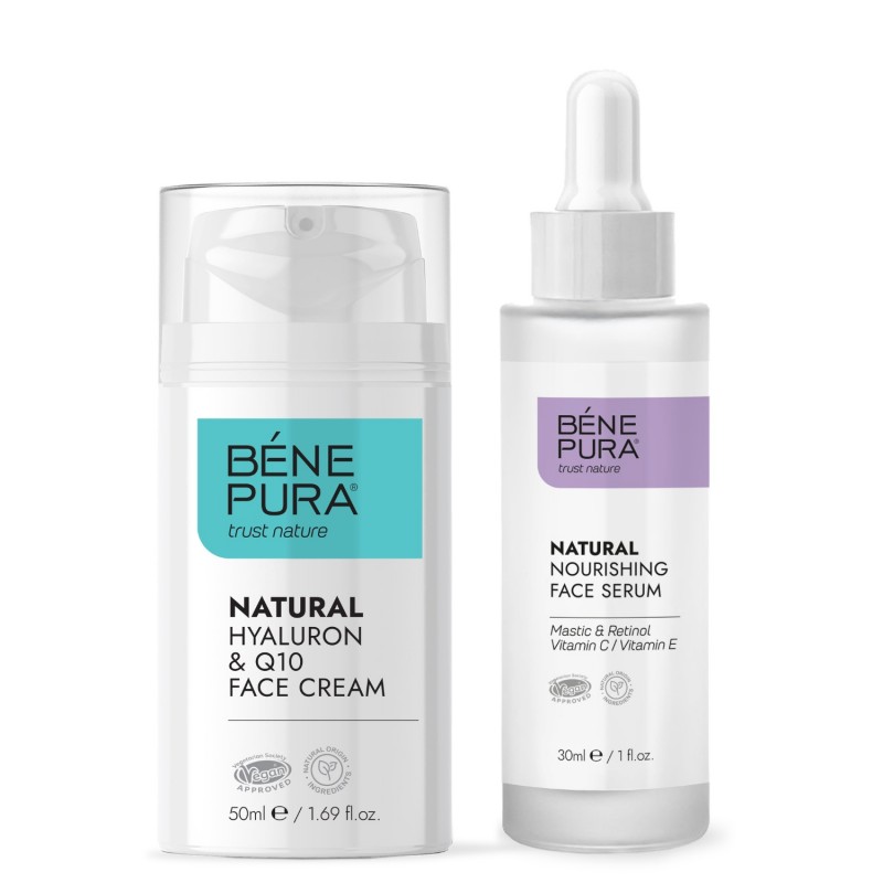 Серум за лице с Ретинол и Lakesis® и Крем за лице с Хиалуронова киселина и Коензим Q10 - GMC