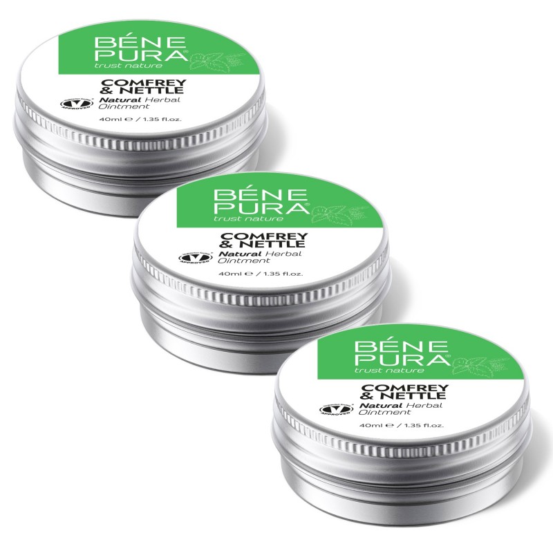 3x Мехлем Черен оман и Коприва с билки при Ставни болки - 40мл - Сетове