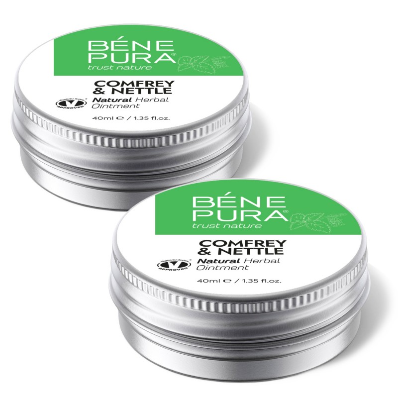 2x Мехлем Черен оман и Коприва с билки при Ставни болки - 40мл - Сетове