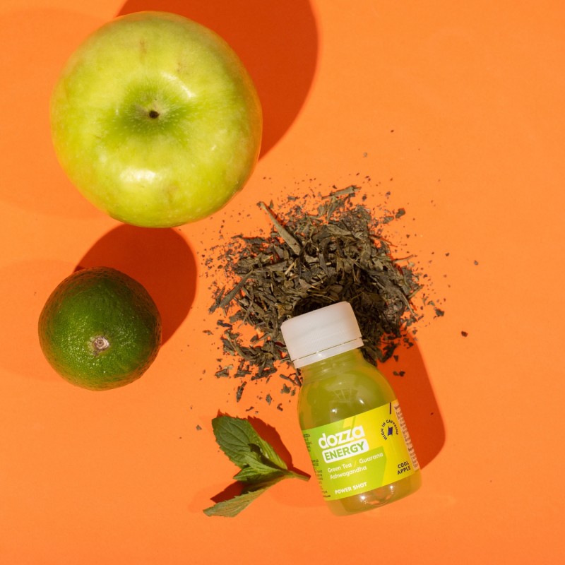 6x Pack DOZZA Energy Енергиен шот Cool Apple - 60мл - Benepura.bg 6x Pack DOZZA Energy Енергиен шот Cool Apple - 60мл