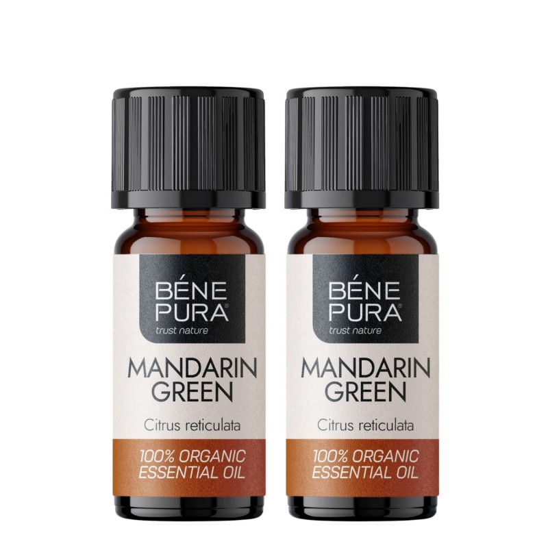 2x Био Етерично масло от Зелена Мандарина - 10мл - Benepura.bg 2x Био Етерично масло от Зелена Мандарина - 10мл