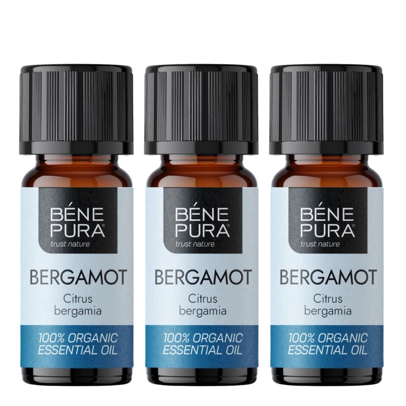 3x Био Етерично масло от Бергамот - 10мл - Benepura.bg 3x Био Етерично масло от Бергамот - 10мл