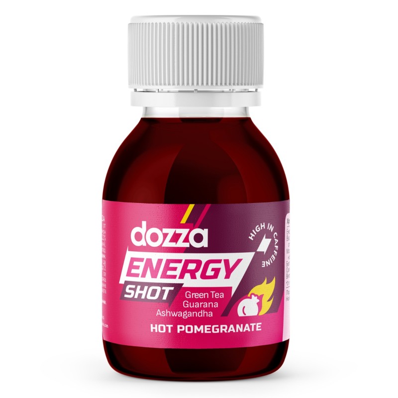 DOZZA Energy Енергиен шот Hot Pomegranate - 60мл - Енергийни напитки