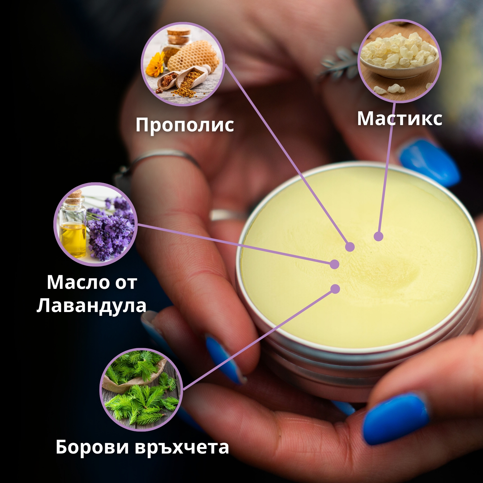 Мехлем Прополис - Мехлем с Прополис 30% при Кожни раздразнения - 40мл